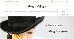 Desktop Screenshot of angelsandsages.com